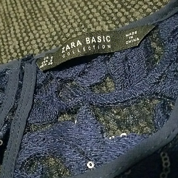 Zara cropped sequin tank NWT - Picture 2 of 4